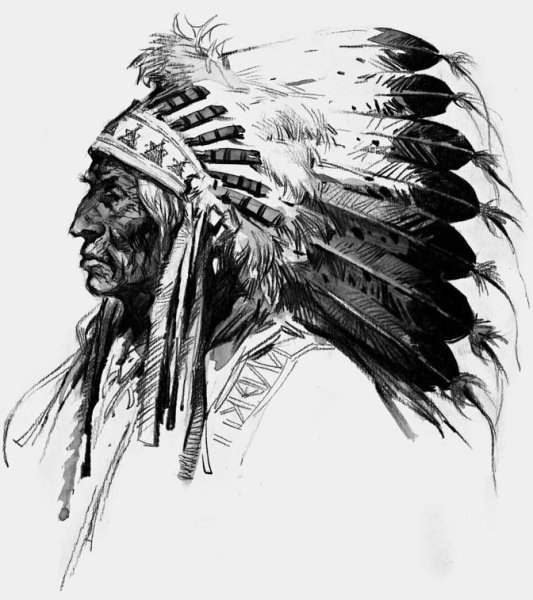 Индеец Графика