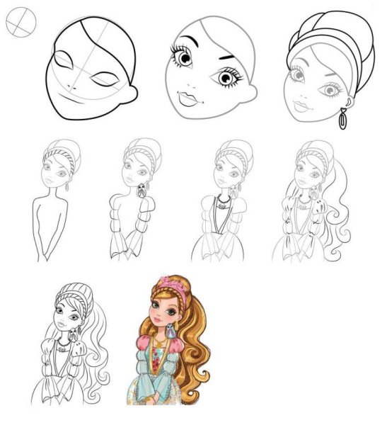 Эвер Афтер Хай рисовать