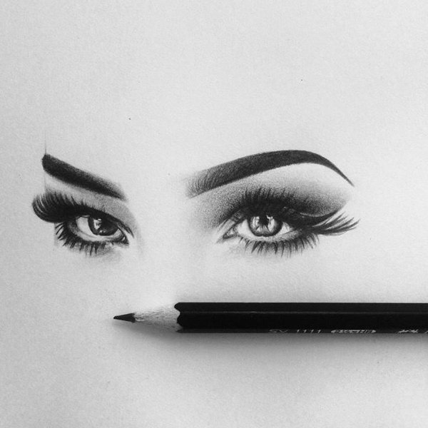 Брови рисунок