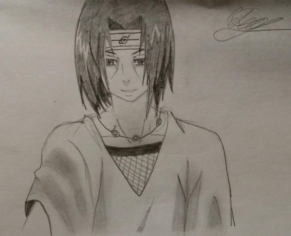 Раскраска Итачи Учиха