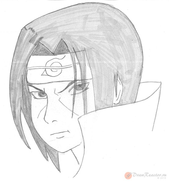 Мадара Учиха для срисовки