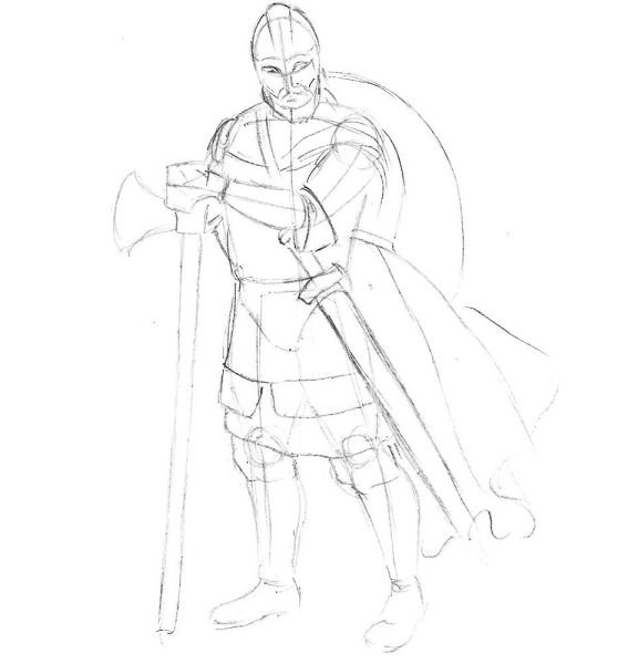 Викинг рисунок