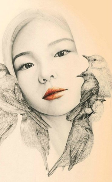 Нарисовать Блэк Пинк Дженни