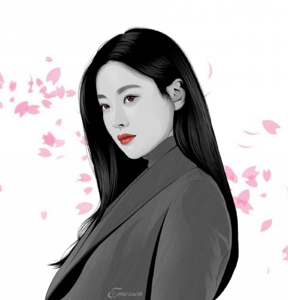 Блэк Пинк раскраска Джису