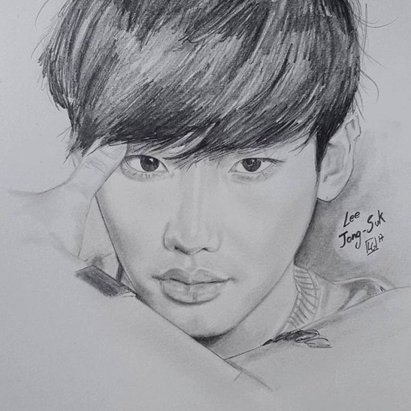 Рисунки кореянок карандашом