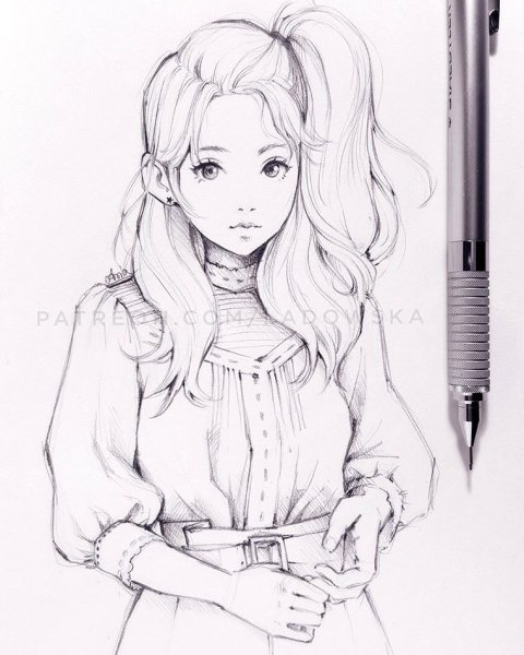 Скетч Дженни Блэк Пинк