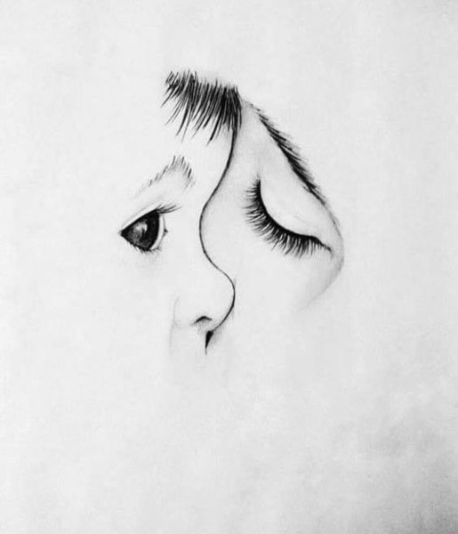 Влюбленные рисунок