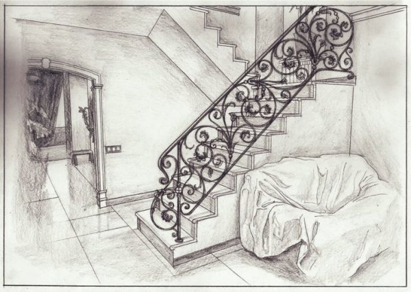Набросок лестницы