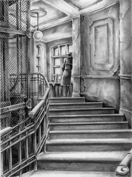 Набросок лестницы