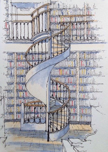 Лестница скетч