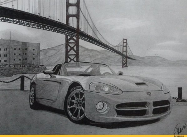 Машина карандашом