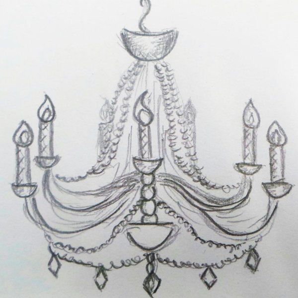 Эскиз люстры