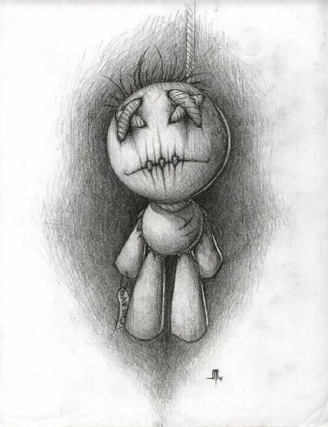 Грустные рисунки