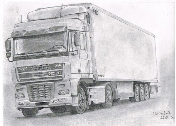 Даф 105 рисунок