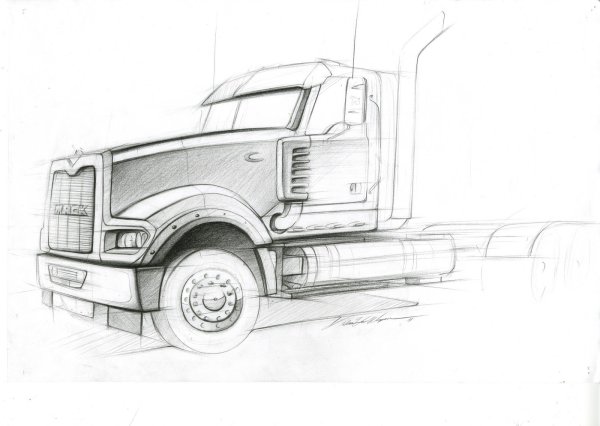 Грузовик рисунок