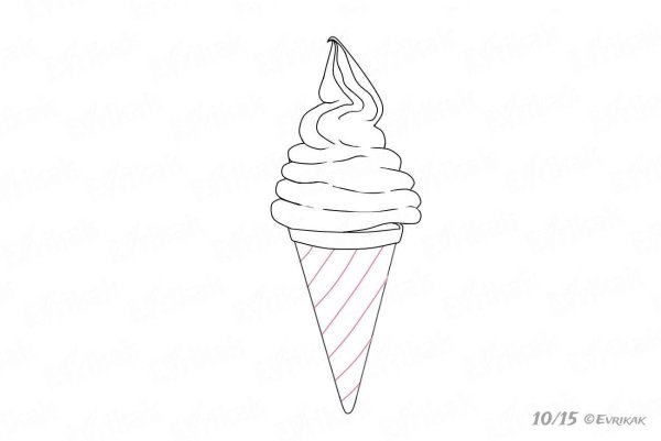 Мороженое рисунок карандашом