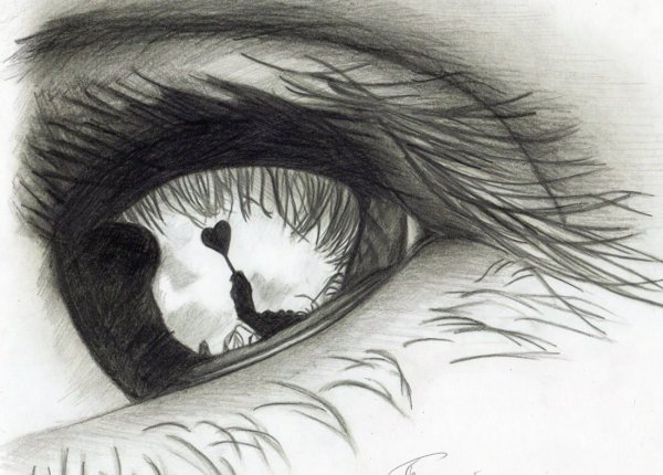 Рисунки для срисовки любовь