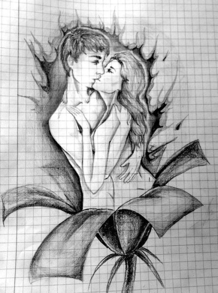 Поцелуй карандашом