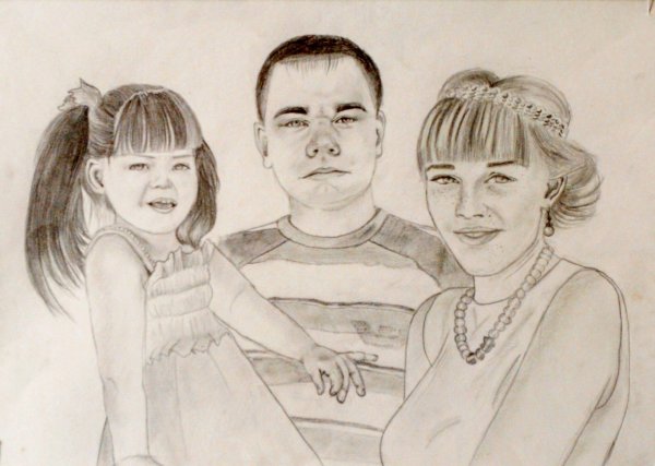 Раскраска "моя семья"