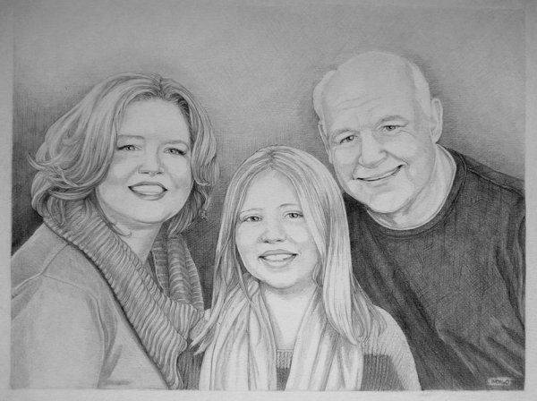 Рисунок на тему моя семья