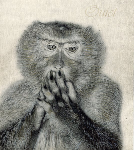 Обезьяна рисунок