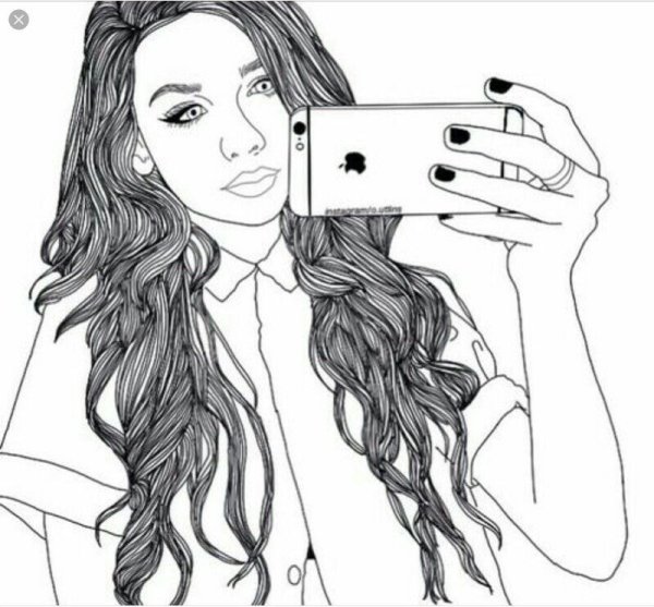 Раскраски девочки крытые