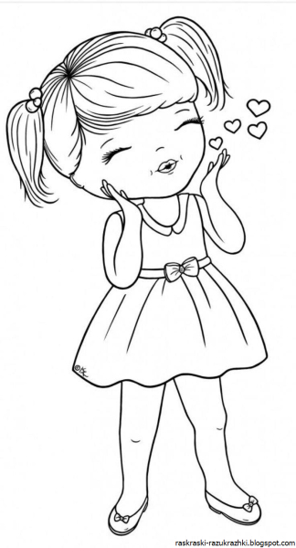 Раскраска для девочек