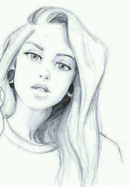 Портрет Билли Айлиш карандашом