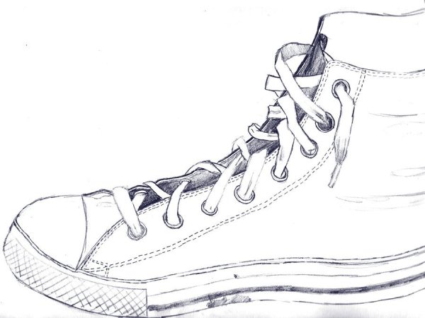 Кеды набросок
