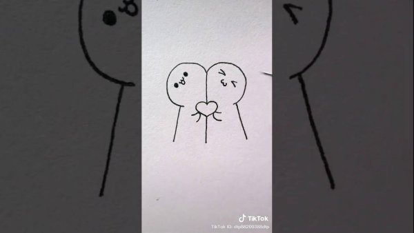Легкие рисунки из тиктока