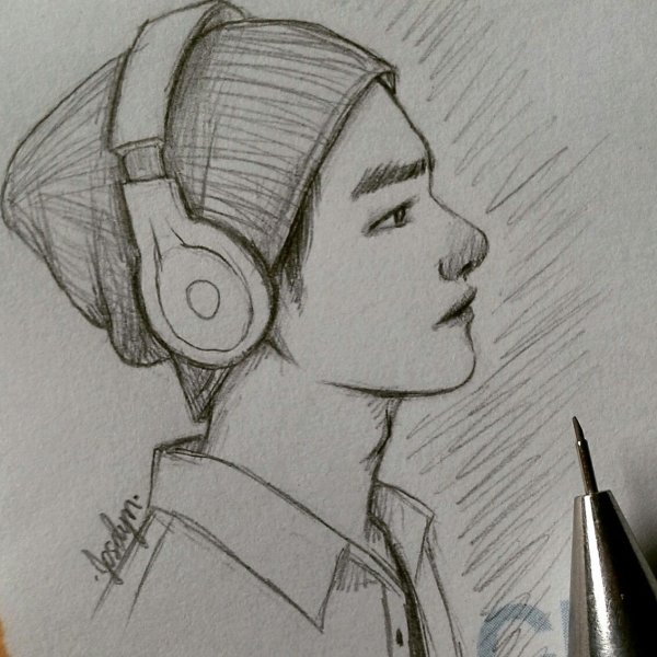 Рисунки для срисовки карандашом для подростков