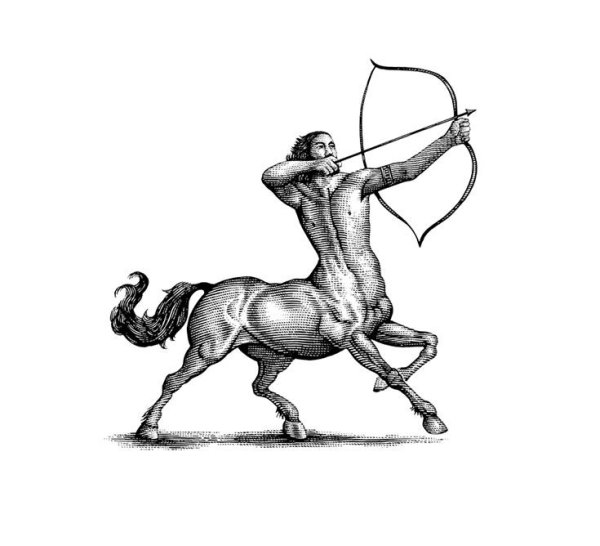 Кентавр с луком и стрелами