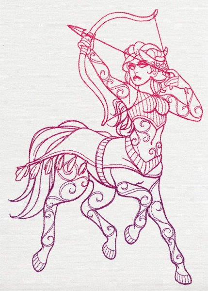 Стрелец раскраска