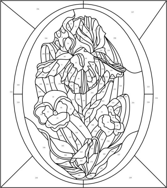 Контур для витража