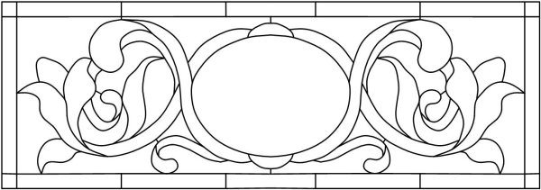 Контур для витража