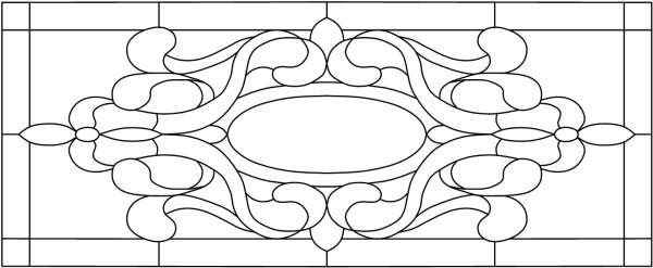 Контур для витража