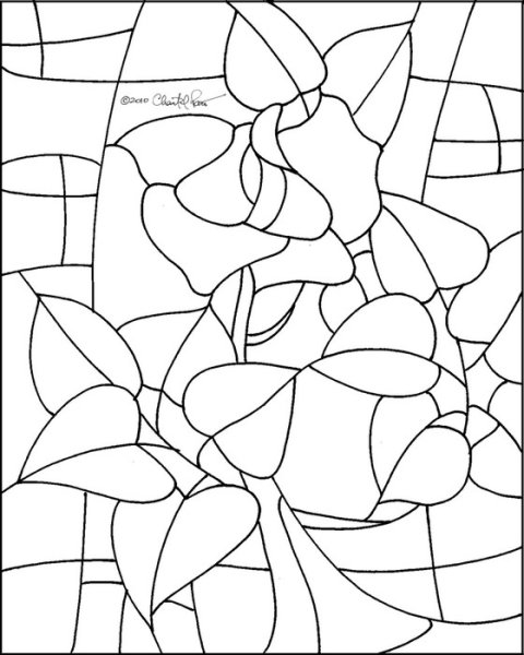 Контур для витража