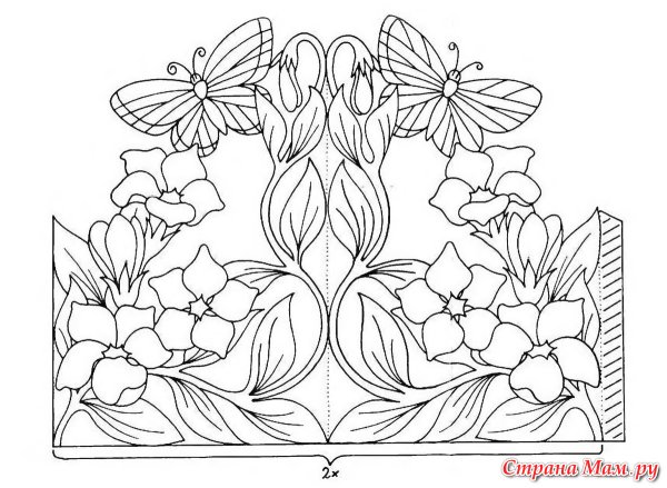 Витраж трафареты для росписи