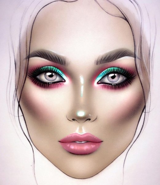 Макияж карандашом