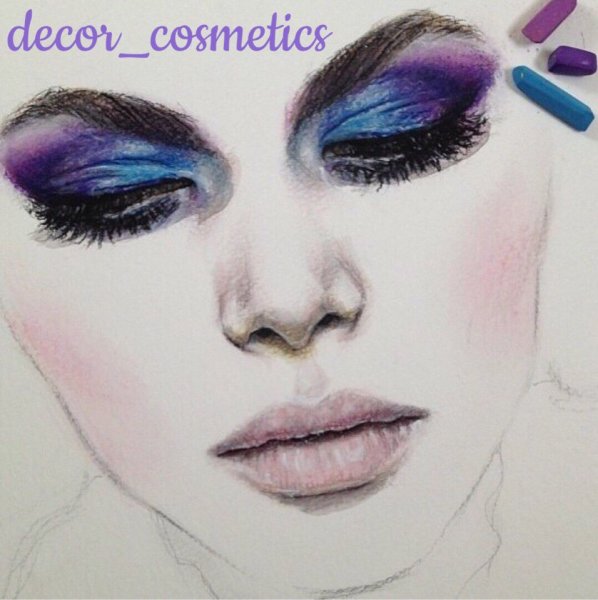 Нарисованные брови