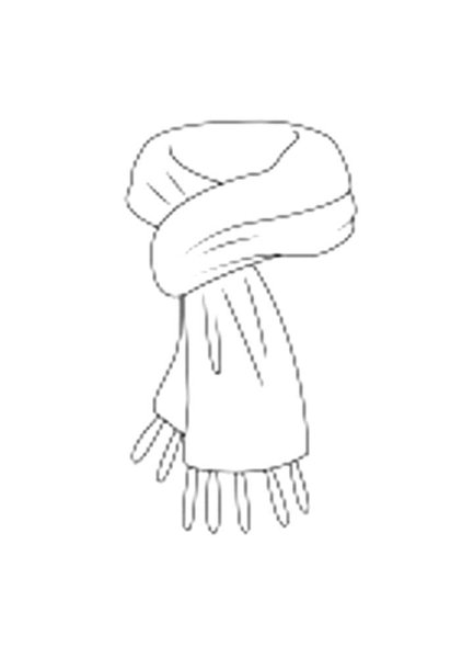 Шарф раскраска