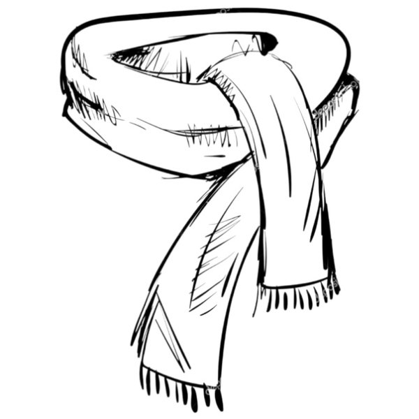 Повязка шарф на шею способы