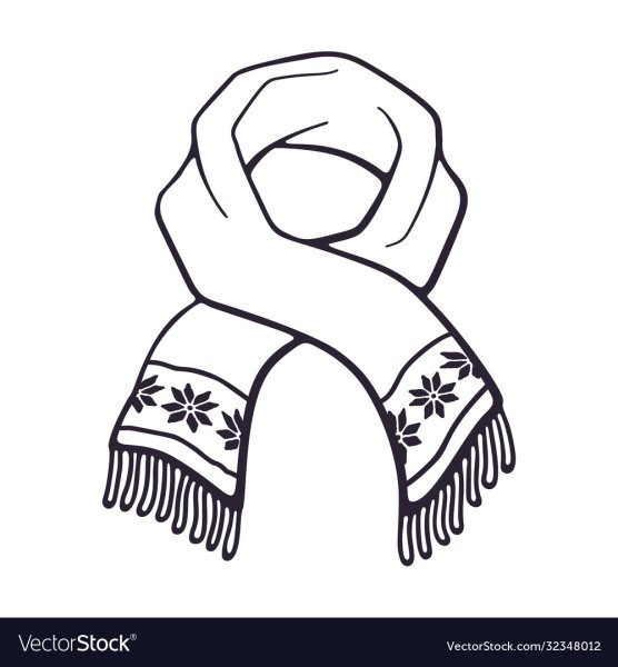 Набросок шарфа