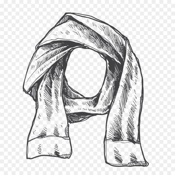 Шапка и шарф иллюстрация