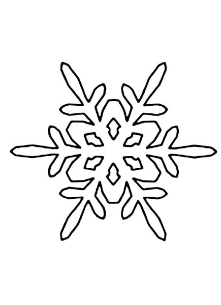 Снежинки для срисовки