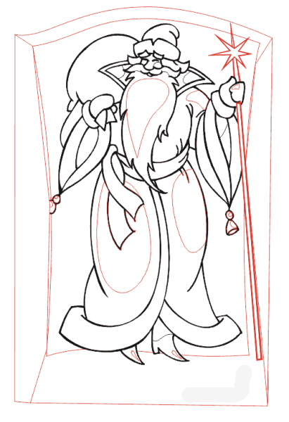 Красивые новогодние рисунки для срисовки легкие