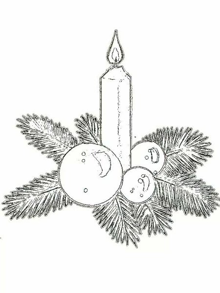 Рисование новогодние шары