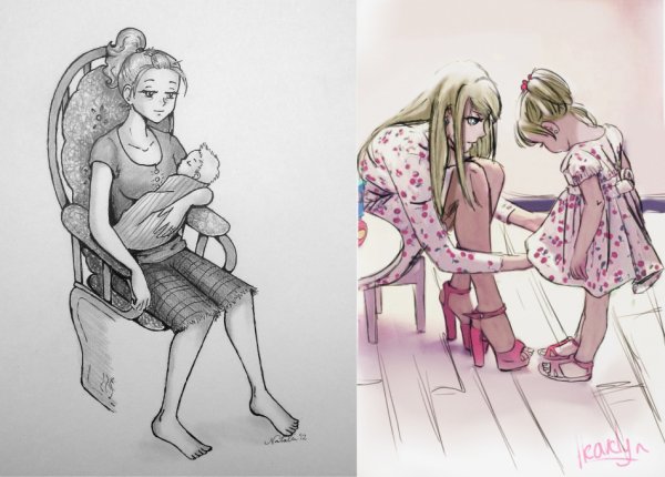 Картинки для срисовки для мамы