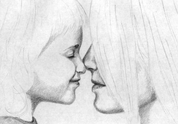 Трогательные рисунки карандашом