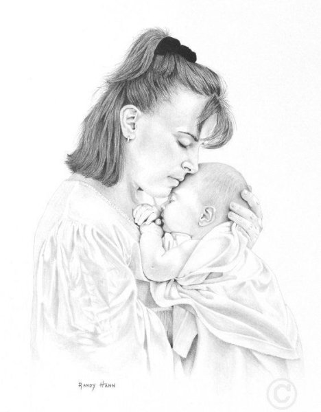 Красивый рисунок для мамы